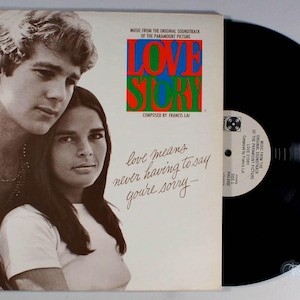 ラブ・ストーリー (1970) ビニール LP - ライアン・オニール、サウンドトラック、アーサー・ヒラー、フランシス・レイ