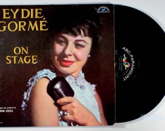 Eydie Gorme - On Stage (1959) Vinyl LP -Taking A Chance on Love, One For My Baby