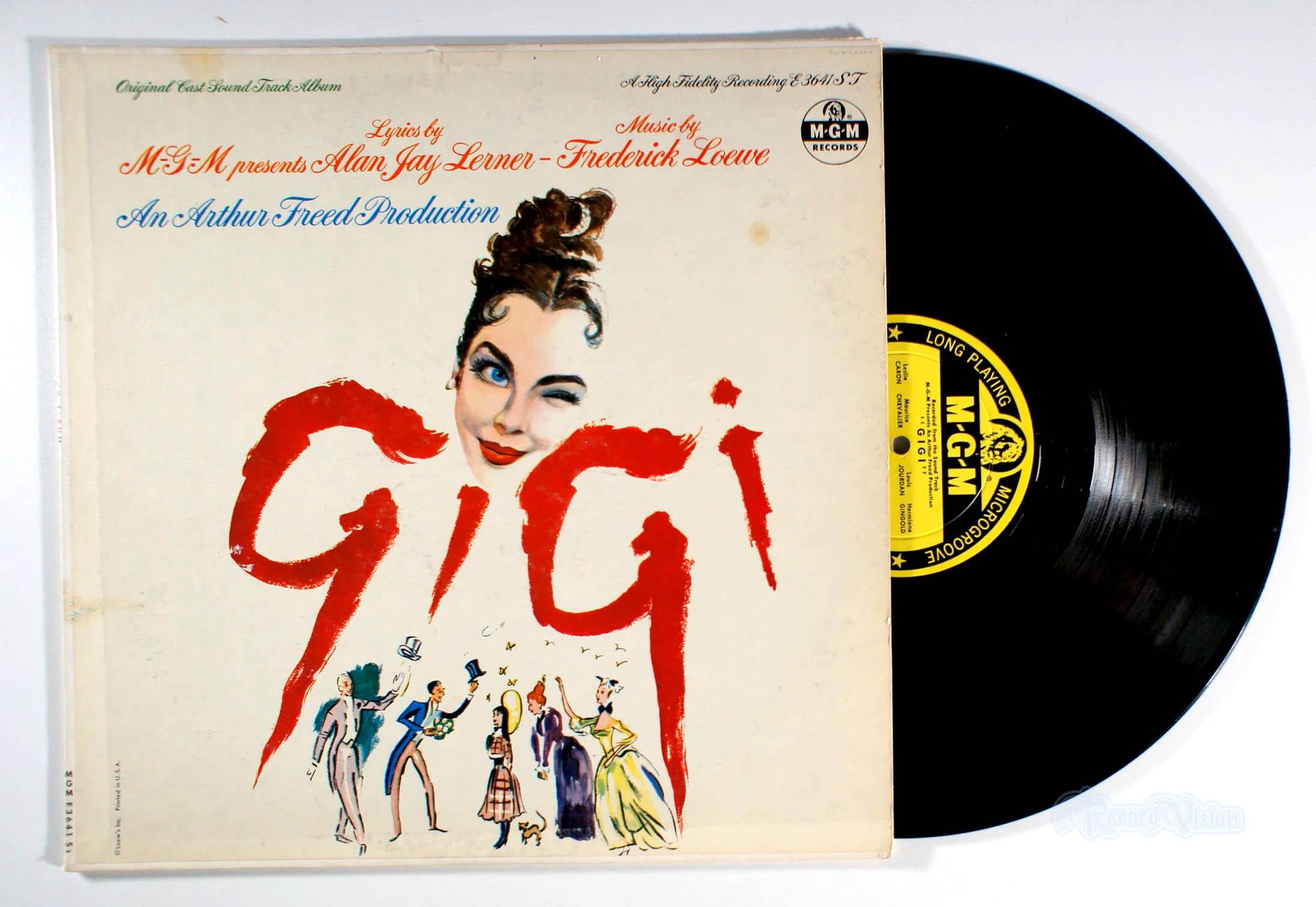 Gigi (1958) Vinyl LP - Soundtrack, Lerner, Loewe, Eva Gabor, Andre