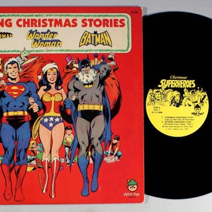 Superheroes - Christmas (1977) Vinyl LP - Batman, Superman, Wonder Woman, DC