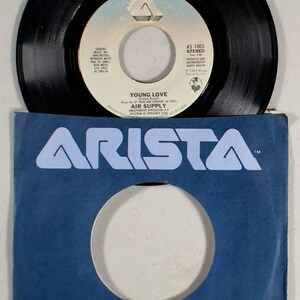 Air Supply - Young Love (7&quot; Single) (1982) Vinyl 45 - Now and Forever