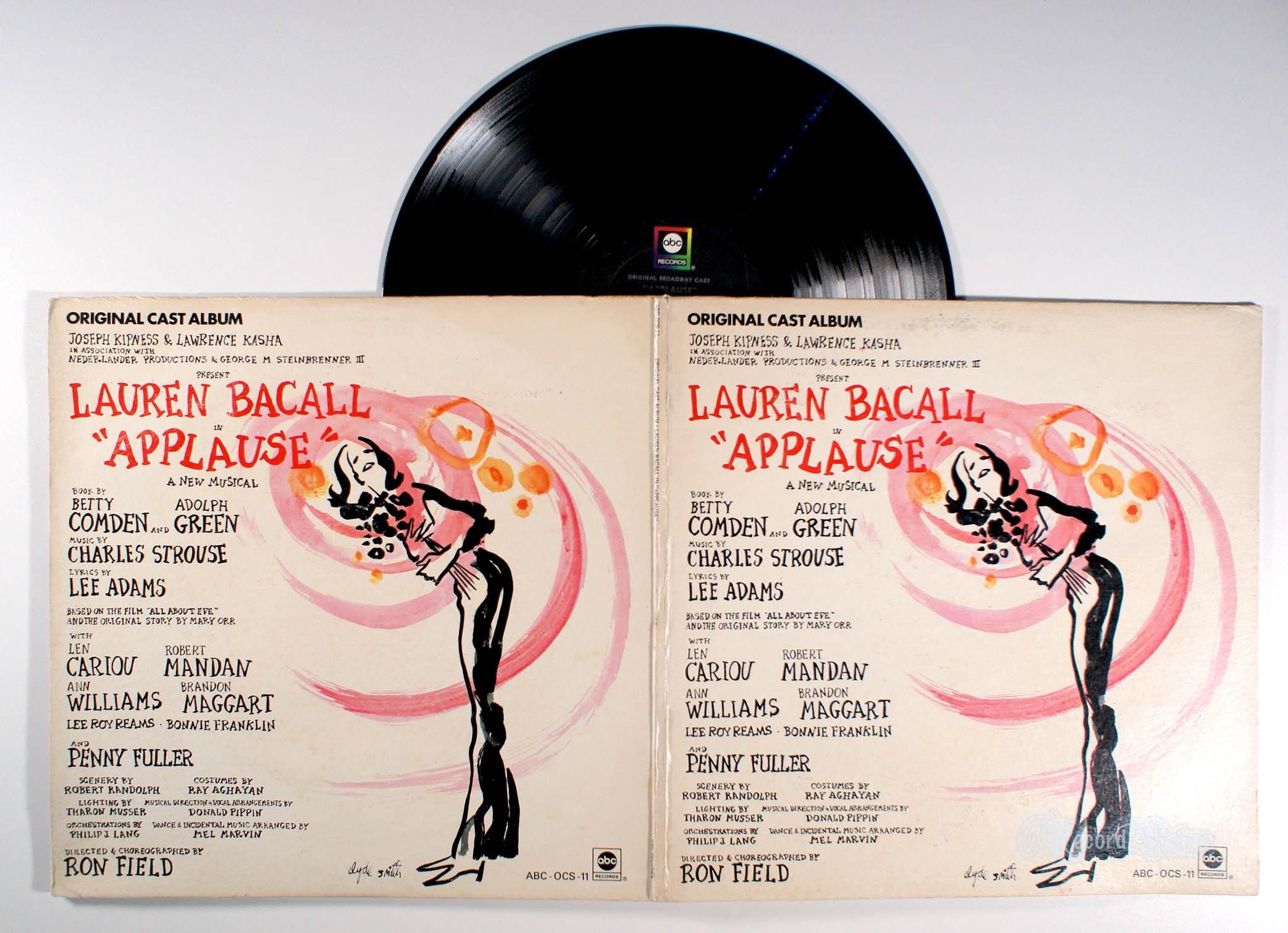 Lauren Bacall - Applause (1970) Vinyl LP - Musical Soundtrack, All