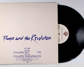 Prince - Let's Go Crazy (12" Single) (1984) Vinyl - PROMO Remix - Purple Rain