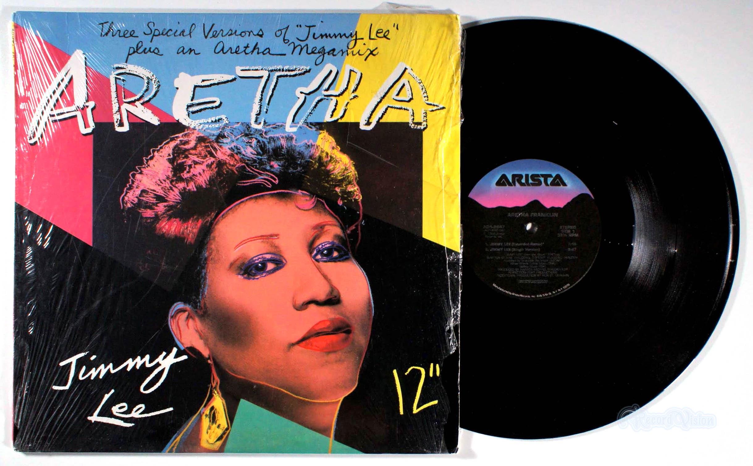 Aretha Franklin - Jimmy Lee (1986) Vinyl 12" Single - Mega Mix, Remix