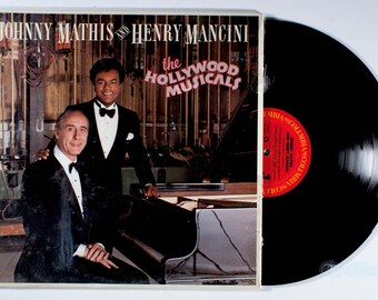 Johnny Mathis & Henry Mancini - The Hollywood Musicals (1986) Vinyl LP