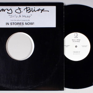 Mary J. Blige - It&#39;s a Wrap (2004) Vinyl 12&quot; Single -PROMO- Love & Life