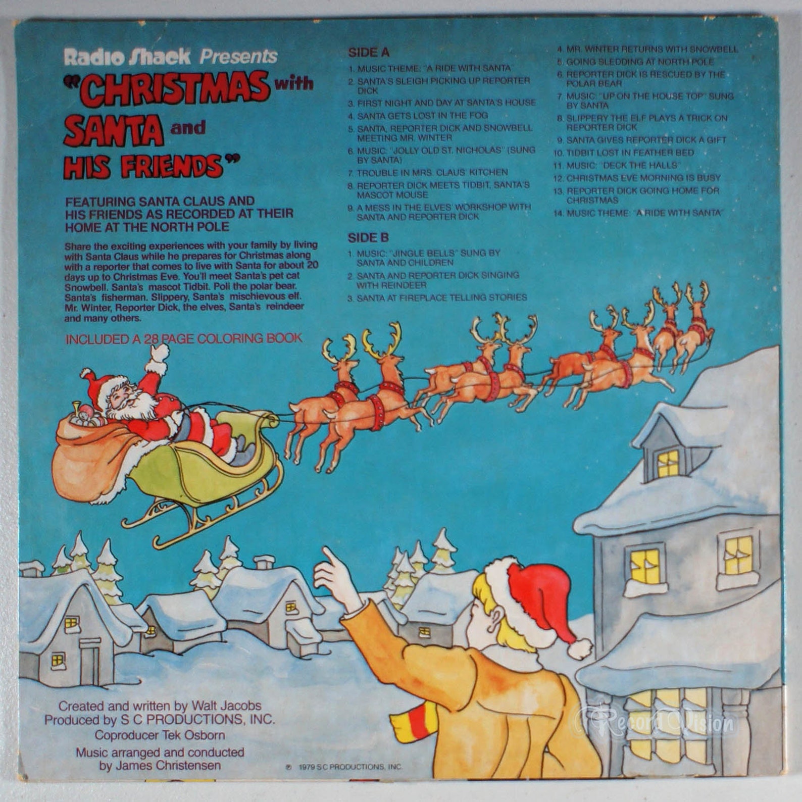 Radio Shack Christmas with Santa and His Friends 1979 Etsy
