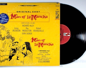 Man of LaMancha (1966) Vinyl LP - The Impossible Dream, Broadway Soundtrack