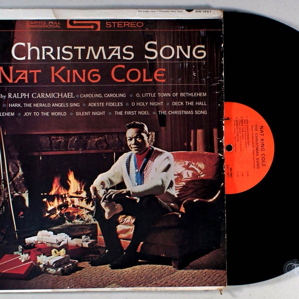 Nat King Cole - The Christmas Song (1962) Vinyl LP - Chestnuts Roasting, Holiday