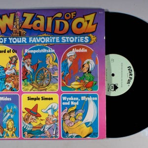 Peter Pan Records - Wizard of Oz and 6 of Your Favorite Stories (1970) Vinyl LP