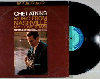 Chet Atkins - Música de Nashville, mi ciudad natal (1966) LP de vinilo