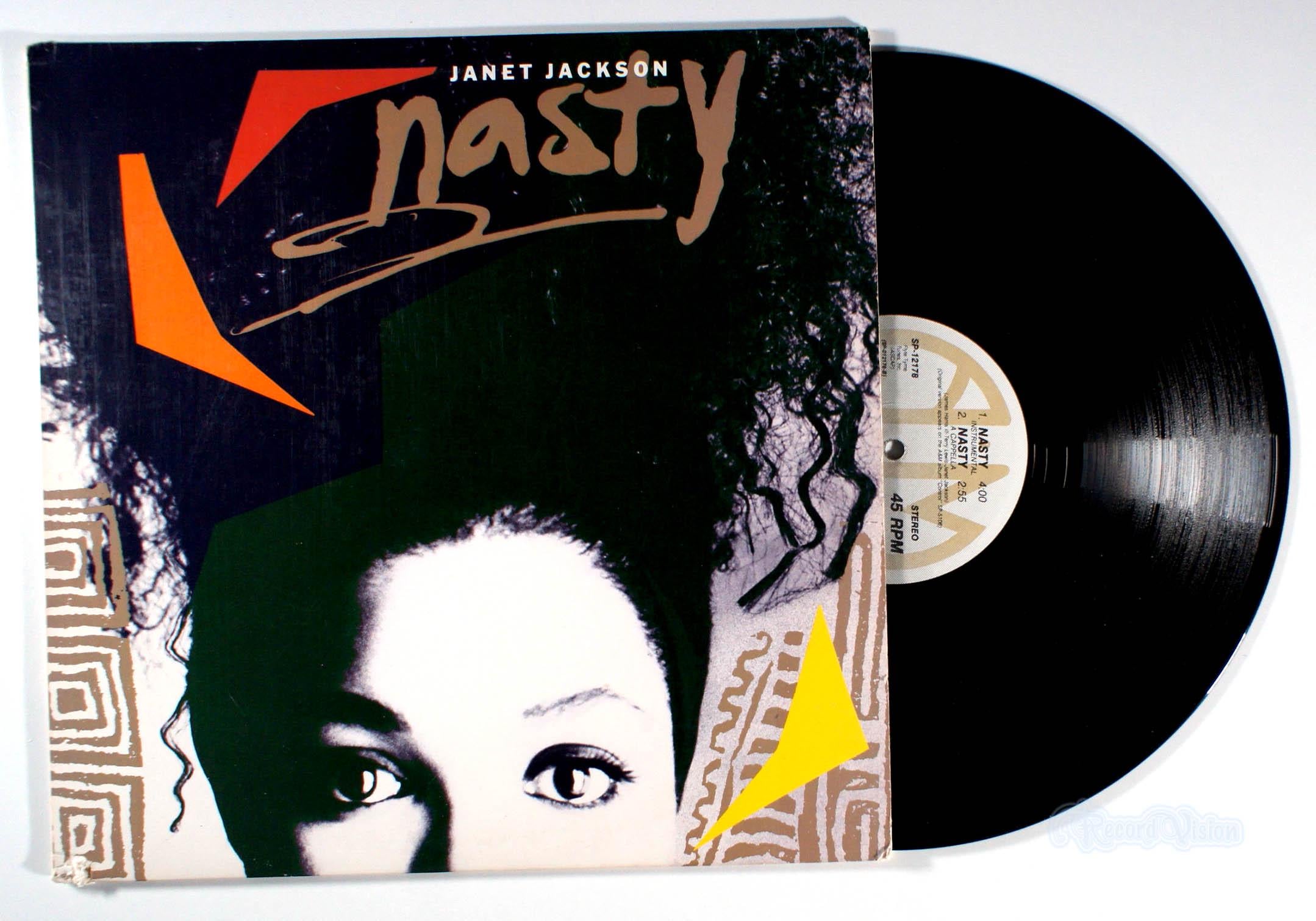 Janet Jackson - Nasty (1986) Vinyl 12