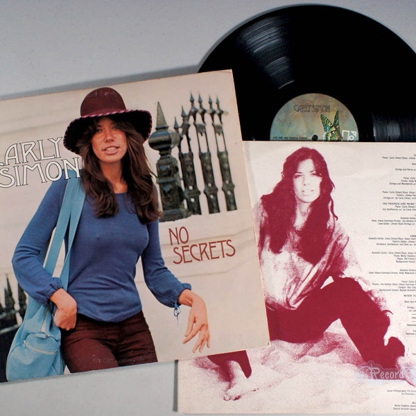 Carly Simon - No Secrets (1972) Vinyl LP - You're So Vain, The Right Thing to Do