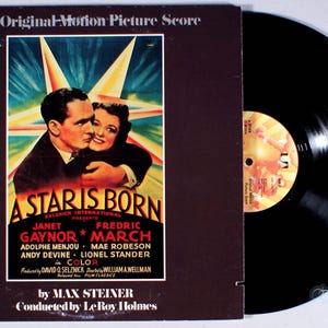 Janet Gaynor - A Star is Born (1975) Vinyl LP - Soundtrack, Max Steiner