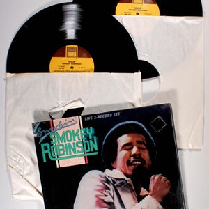 Smokey Robinson - Smokin&#39; (1978) 2-LP Vinyl - Best of Live, Second That Emotion