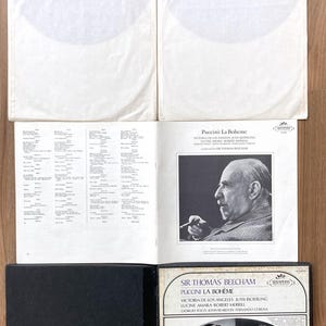 Sir Thomas Beecham - Puccini: La Boheme (1966) 2-LP Vinyl Box Set, Merrill