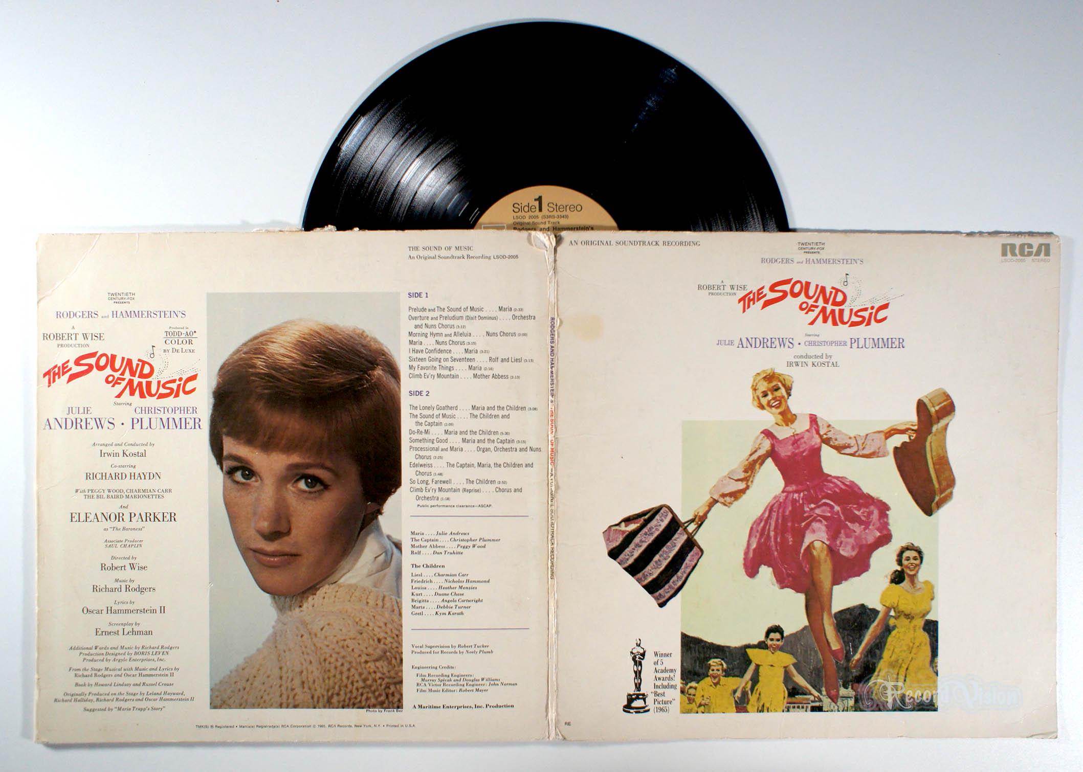 The Sound of Music (1965) Vinyl LP - Soundtrack, Julie Andrews
