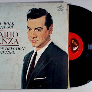 Mario Lanza - Caminaré con Dios (1962) Vinilo LP - Lo mejor de Ángeles Guardianes