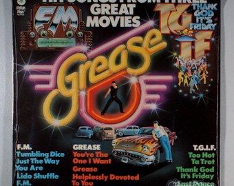 Hit Songs from Three Great Movies (1978) [SEALED] Vinyl LP - Grease Soundtrack
