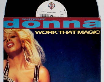 Donna Summer - Work That Magic (1991) Vinyl 12" Single Remix, Mistaken Identity
