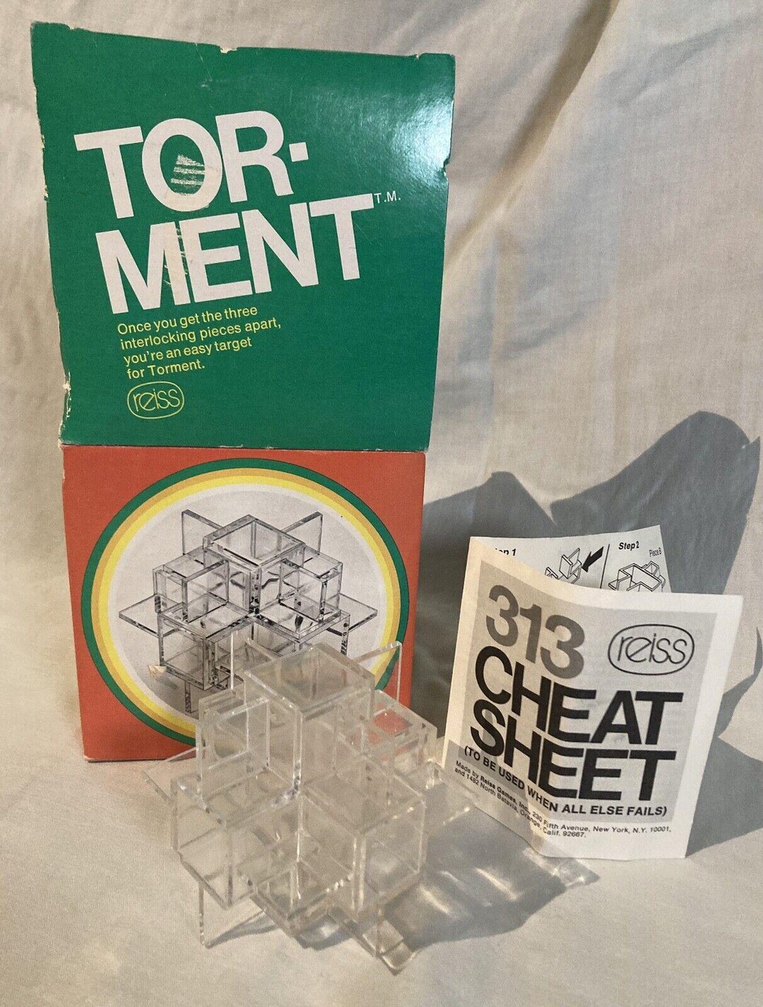 Tor-ment Game (1974) Vintage, Reiss, Puzzle, Brain Teaser, Torment - Etsy
