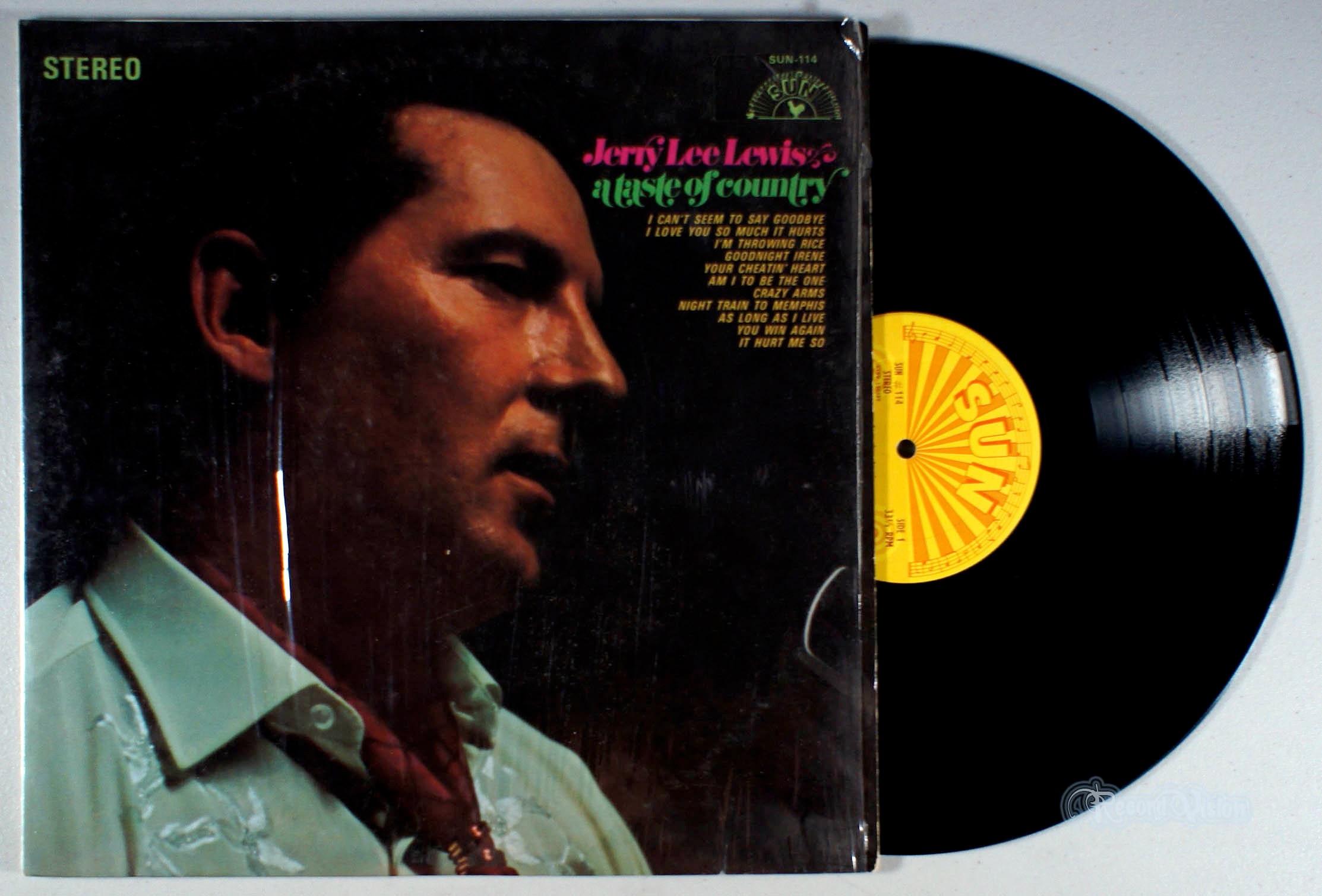 Jerry Lee Lewis A Taste of Country 1970 Vinyl LP Sun - Etsy