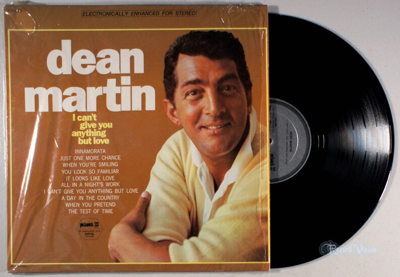 Dean Martin I Can't Give You Anything but Love 1968 Etsy