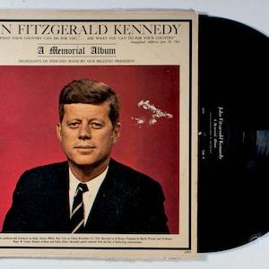 John Fitzgerald Kennedy: A Erinnerungsalbum (1963) Vinyl LP - JFK, US Präsident