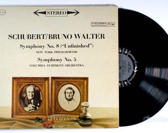Bruno Walter - Symphony No. 8 / Symphony No. 5 (1960) Vinyl LP - Schubert