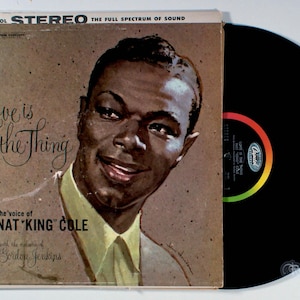 Nat King Cole - Love is the Thing (1957) Vinyl LP - Jazz Pop Standards, At Last