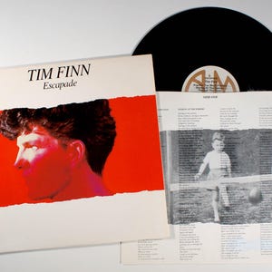 Tim Finn - Escapade (1983) Vinyl LP - Split Enz, Fraction Too Much Friction