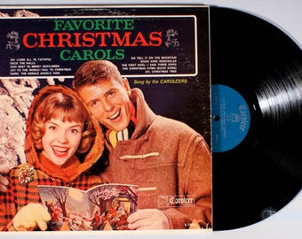 Caroleers - Lieblings-Weihnachtslieder (1960) Vinyl LP - MONO