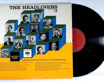 Columbia Record Club - The Headliners, Volume 3 (1962) Vinyl LP - Dave Brubeck