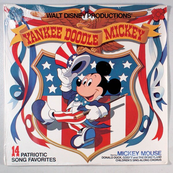 Disney - Yankee Doodle Mickey Mouse (1980) [SEALED] Vinyl LP - Molly Ringwald