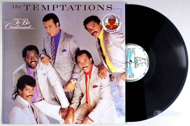 Temptations To Be Continued 1986 Vinyl Lp German Import Etsy