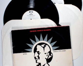 Evita (1979) Vinyl LP -  Broadway Soundtrack, Andrew Lloyd Webber