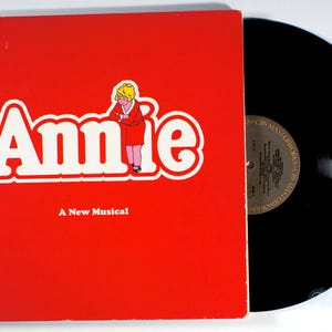 LP vinyle stéréo / quadriphonique d&#39;Annie (Broadway) (1977) - Bande originale