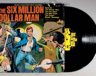 Power Records - Six Million Dollar Man: 4 Exciting New Stories (1976) Vinyl LP