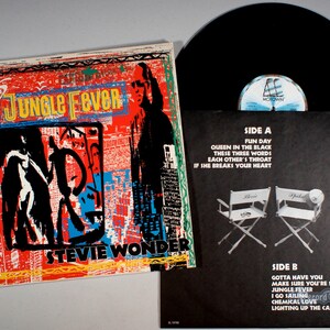 Stevie Wonder Jungle Fever 1991 Vinyl LP IMPORT Soundtrack image 1