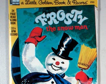 Disney - Frosty the Snowman (7" Vinyl) (1951/76) [SEALED] Christmas Golden Book