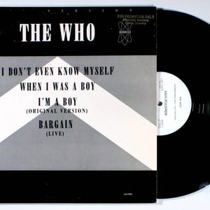 Who, The - I Don't Even Know Myself (1985) Vinyl 12" Single - PROMO