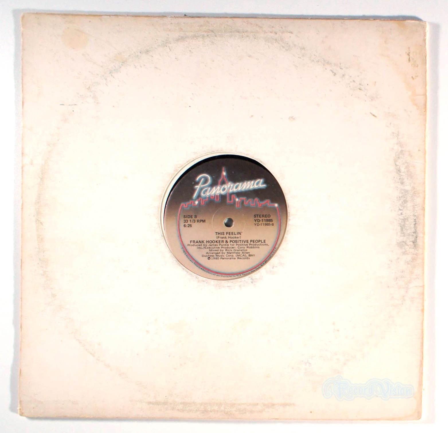 フランク・フッカー - I Wanna Know Your Name (1980) レコード 12 
