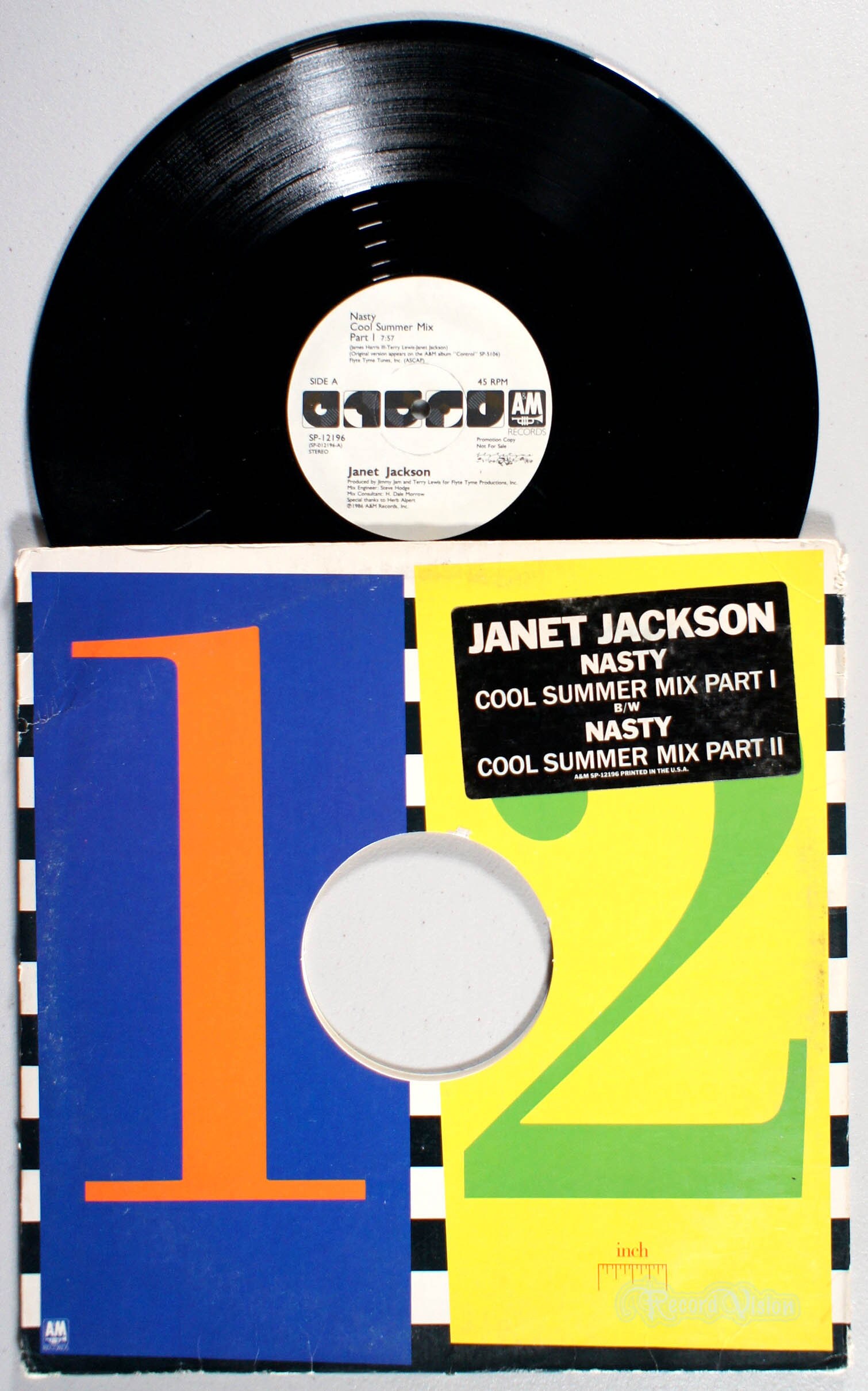 Janet Jackson - Nasty (Cool Summer Mix) (1986) Vinyl 12