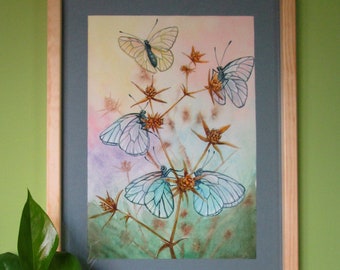 Butterflys - Dipinto Originale - Acquerello