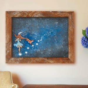 Strada di Stelle - Stampa da acquerello originale