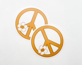 Thread Mama Peace Sign Sticker | Gift | Favor | Party Decor