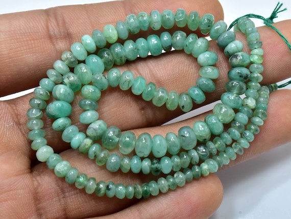 Green Multi Moonstone Coated Faceted Roundels Beads AAA Quality Size 3 To 3.20 mm Length Is 13/'/' Inch 1 String.