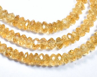 Natural AAA Quality Citrin Nuggets Shape beads Natural Citrin Citrin Smooth Gemstone 46 Centimetres Strand Brandi Shade Free Shipping