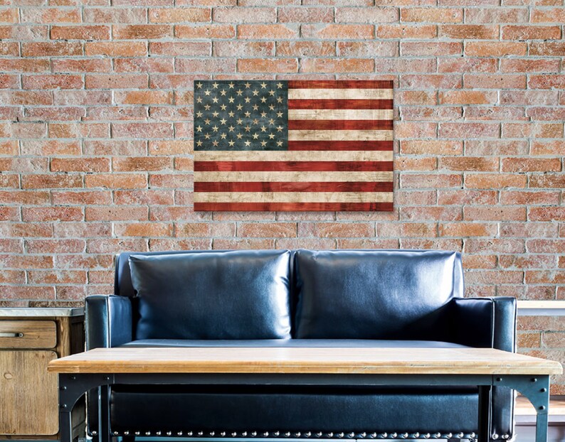 USA Allegiance Flag Canvas Print 30/% off SALE at Checkout Use Coupon Code MARCH30B Gallery Framed