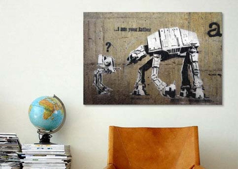 I Am Your Father by Banksy Canvas Print Gallery Framed 30% ...
